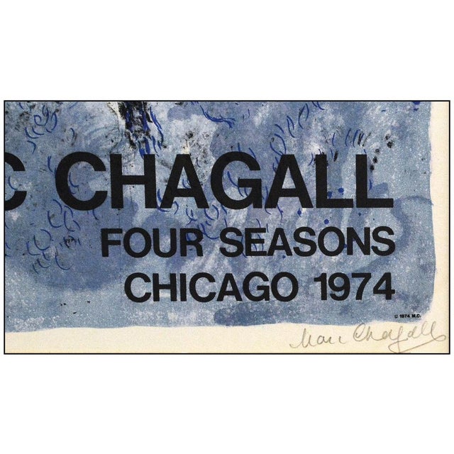 Marc Chagall 1970s The Four Seasons, Marc Chagall For Sale - Image 4 of 6