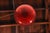 1960s Mid Century Red Glass Ball Pendant in the Style of Seguso For Sale - Image 5 of 6