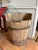 Brown Antique Rustic Grape Carrier / Wine Barrel For Sale - Image 8 of 13