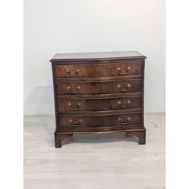1950s Vintage Chippendale Chest of Drawers in Wood, 1955 For Sale - Image 5 of 18