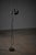 Contemporary Minimalist Black Sphere Adjustable Floor Lamp with Chrome Stem, 1960s For Sale - Image 3 of 10