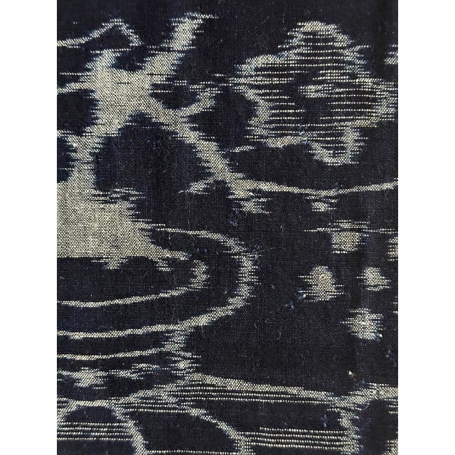 Japanese Textile Panel Double Ikat Kasuri Futon Cover For Sale - Image 12 of 12