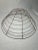 French Country Round Conical Metal Basket For Sale - Image 10 of 12