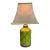 Anthropologie Lime Green Ceramic Filigree Table Lamp For Sale