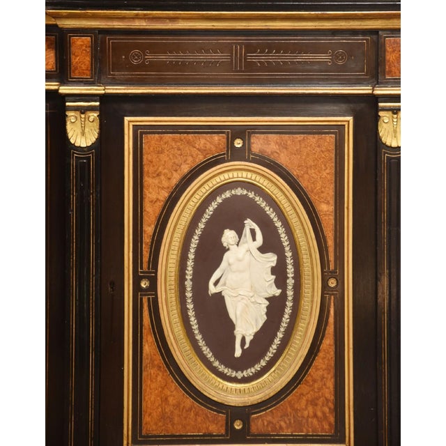 Metal English Coromandel Cabinet by Lamb of Manchester For Sale - Image 7 of 17