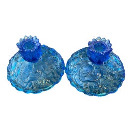 Example of Fenton Art Glass Company Candlestick Holders and Votive Holders