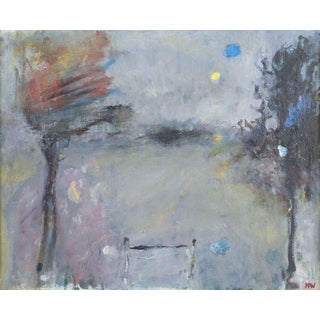 Håkan Wennström, Grinden, Abstract Composition, 1985, Oil on Canvas For Sale