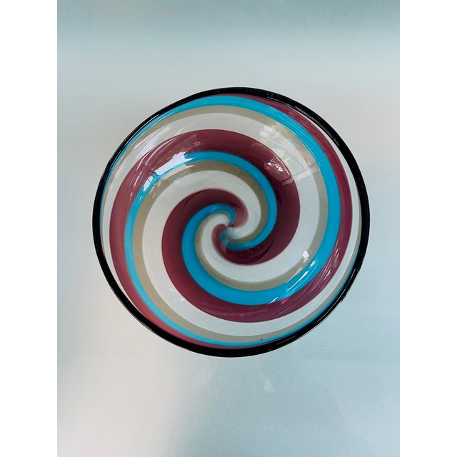 1960s Fulvio Bianconi for Venini 1970th Murano Bowl For Sale - Image 5 of 8