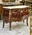 French French Marble-Top Chest With Ornate Carved Wood & Gold Leaf Accents For Sale - Image 3 of 3