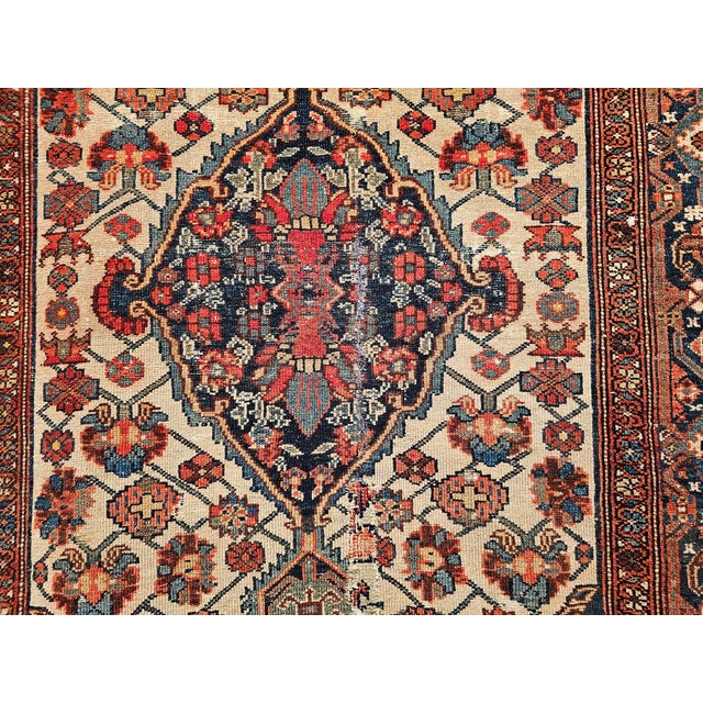 Red Late 19th Century Malayer Rug For Sale - Image 8 of 12
