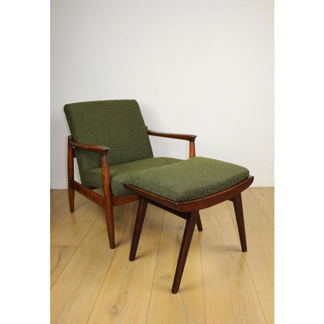 Green GFM-64 Lounge Chair by Edmund Homa, 1970s For Sale - Image 12 of 13