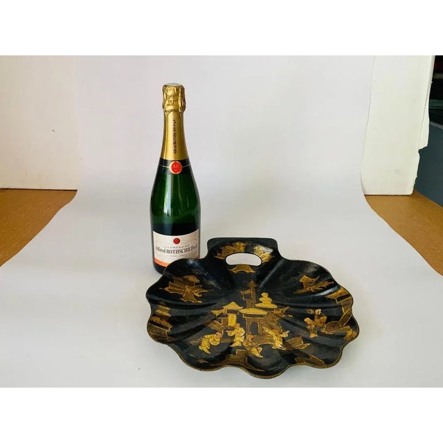 French Napoleon III Bow Vide Poche, 1800s For Sale - Image 10 of 11