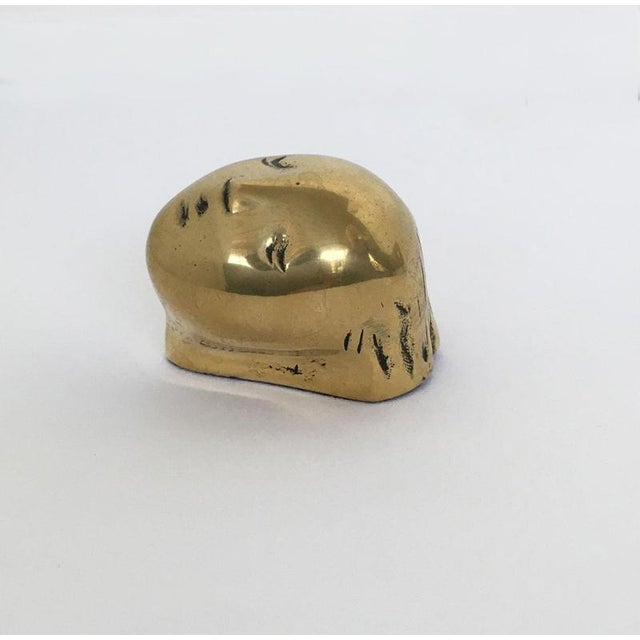 Bronze Abstract Sculpture of Little Head by Piero Perin, Italy, 1980s For Sale - Image 12 of 18