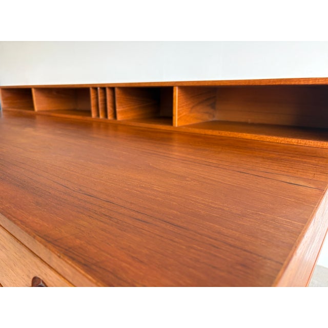 Mid-Century Modern 1960s Mid-Century Modern Danish Teak Flip-Top Desk by Peter Løvig Nielsen For Sale - Image 3 of 18