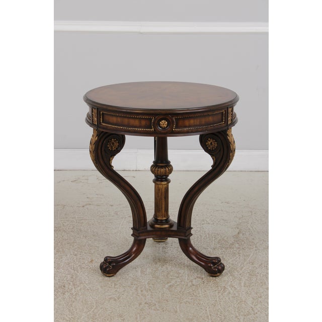 Age: Approx: 15 Years Old Details: Factory Distressed Mahogany Ball & Claw Feet Fine Carved Details High Quality...