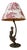 Large Art Nouveau Lamp with Female Figure in Cast Iron, 1920s For Sale