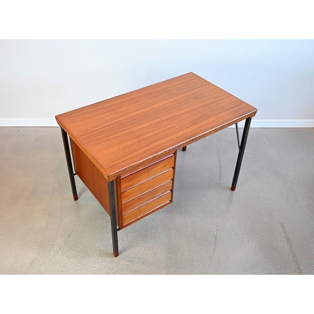 1960s Vintage Teak Writing Desk by Peter Hvidt for John Stuart For Sale - Image 5 of 10