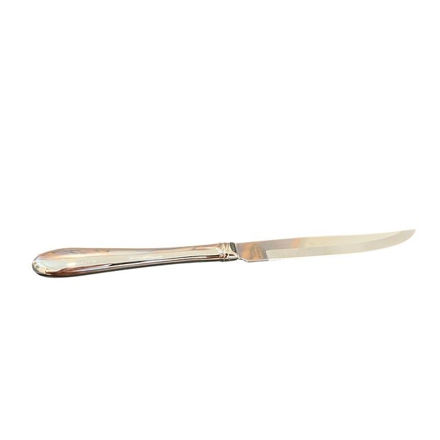 Gorham Gorham Kimberly Silverplate Steak Knives in Original Fitted Boxes – Set of 8 For Sale - Image 4 of 7