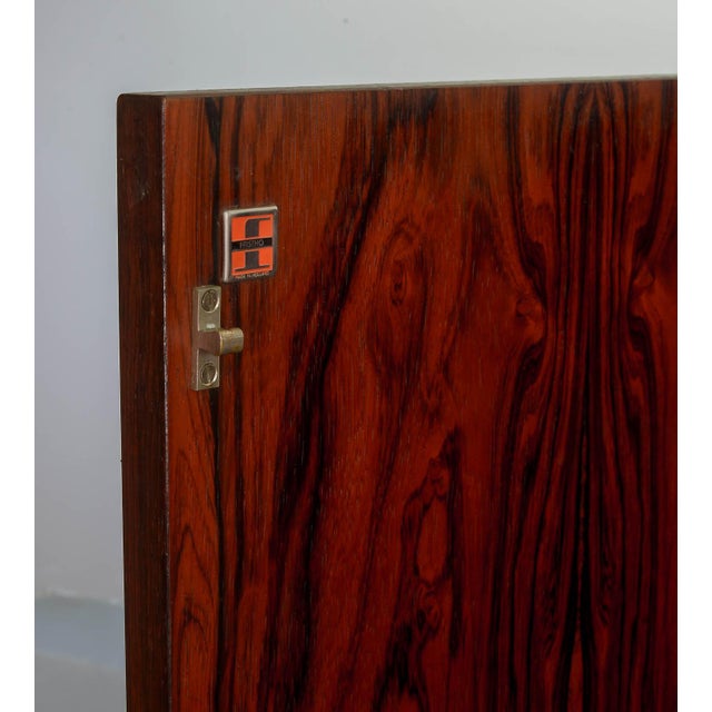 Vintage Rosewood Cabinet with Glass Handgrips attributed to Rudolf Bernd Glatzel for Fristho Franeker, The Netherlands, 1960s For Sale - Image 14 of 17