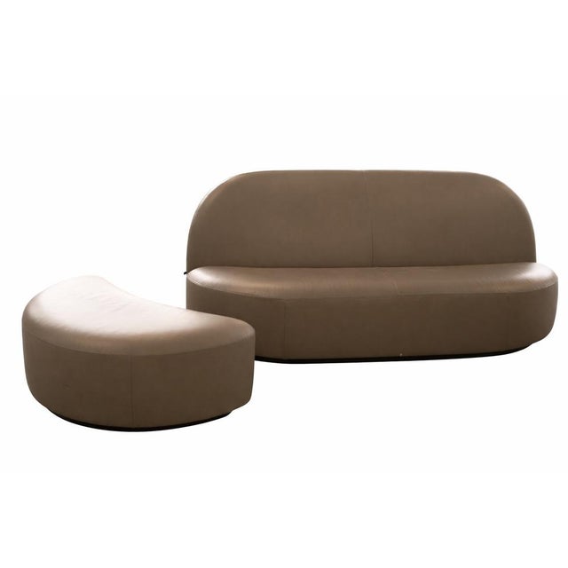 Elysee Sofa and Pouf by Pierre Paulin for Ligne Roset, 2000s, Set of 2 For Sale - Image 6 of 6