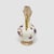 Traditional Hand-Painted Floral Porcelain Vase With Gold Handles, 10 Inch For Sale - Image 3 of 7