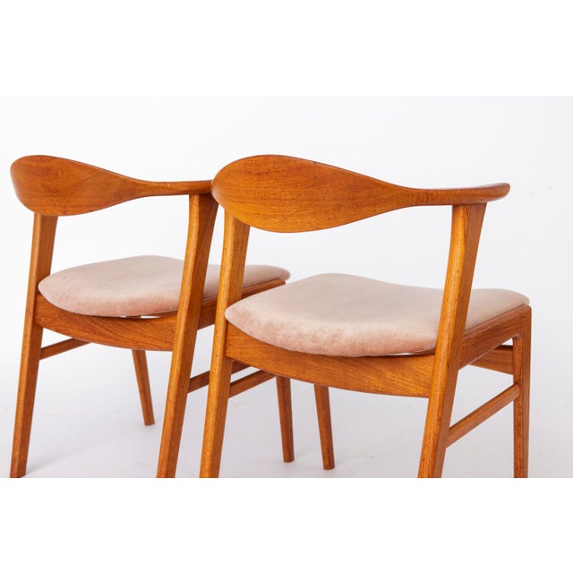 Wood Model 49 Chairs in Teak by Erik Kirkegaard for Høng Stolefabrik, 1960s, Set of 4 For Sale - Image 7 of 11