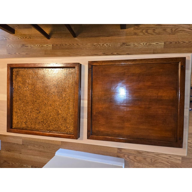 Mid-Century Heritage Henredon Mahogany Rolling Dry Bar Server For Sale - Image 9 of 12