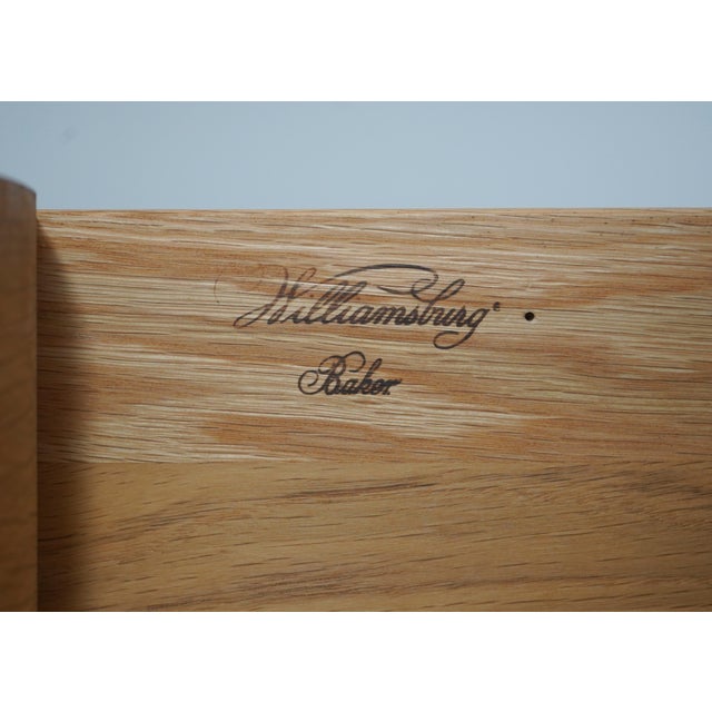 1990s Baker Colonial Williamsburg Inlaid Mahogany Virginia Chest For Sale - Image 16 of 18