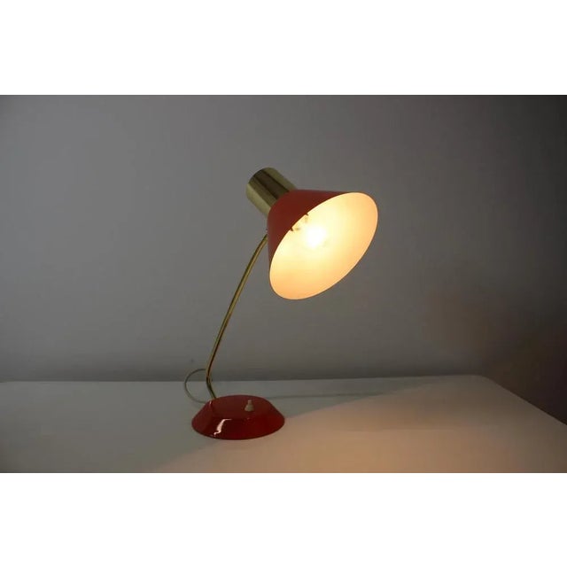 Orange Table Lamp, 1970s For Sale - Image 9 of 10
