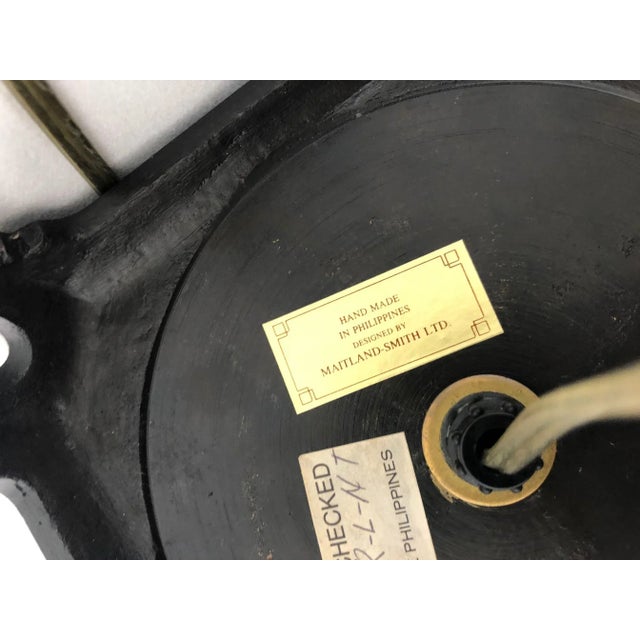 Maitland Smith Asian Porcelain Table Lamp For Sale - Image 10 of 11