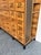 Monumental 13-Foot Antique Apothecary Haberdashery Cabinet (63 Drawers) For Sale - Image 15 of 17