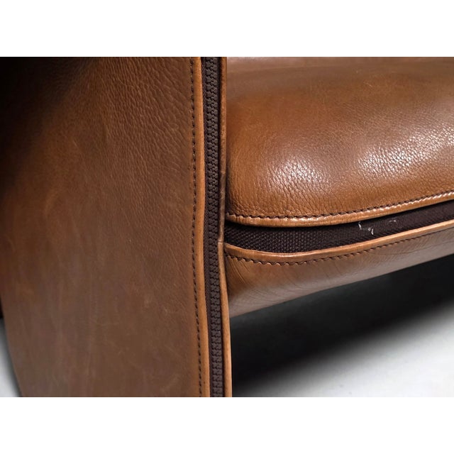 DS-125 Sofa in Cognac Leather by Gerd Lange for de Sede, Switzerland, 1980s For Sale - Image 6 of 13
