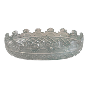 Huge Jackie O Waterford Kennedy Heritage Crystal Centerpiece Bowl