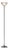 Gray Butterfly Floor Lamp by Tobia Scarpa for Floss, 1975 For Sale