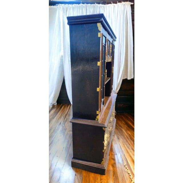 Korean Hutch Style Buffet and Hutch Set With Locks Chairish