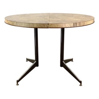 Vintage Modern Circular Dining Table For Sale