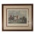 Framed Engraving Print of Stag Hounds Hunt Scene For Sale