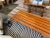 Wood Mid 20th Century Mid-Century Teak Bench With Cushion For Sale - Image 7 of 12