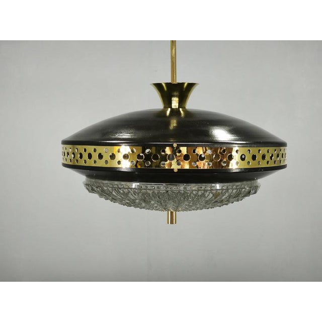 Vintage Space Age UFO Pendant Light by Ludib Bratislava, Czechoslovakia, 1960s For Sale - Image 11 of 14