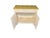 Cream Vintage 1970s Henredon Hollywood Regency Faux Goatskin Flip-Top Bar Cabinet For Sale - Image 8 of 12