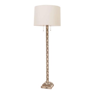 Faux Python Floor Lamp For Sale