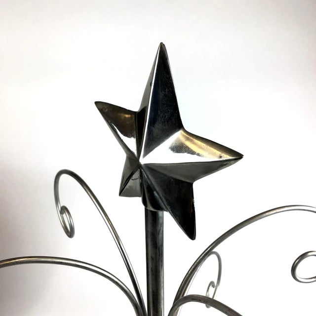1960s Vintage Stainless Steel Christmas Tree For Sale - Image 5 of 10