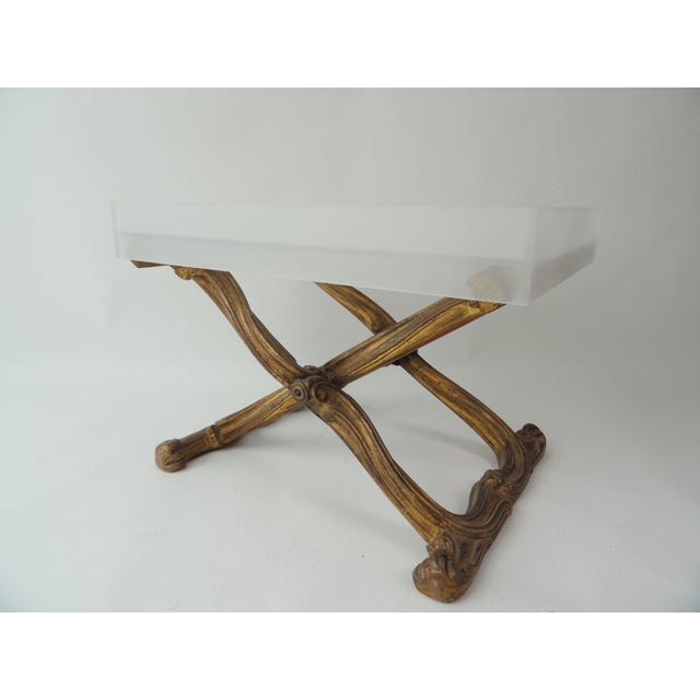 20th Century Louis XV-Style X-Base Table For Sale - Image 4 of 7