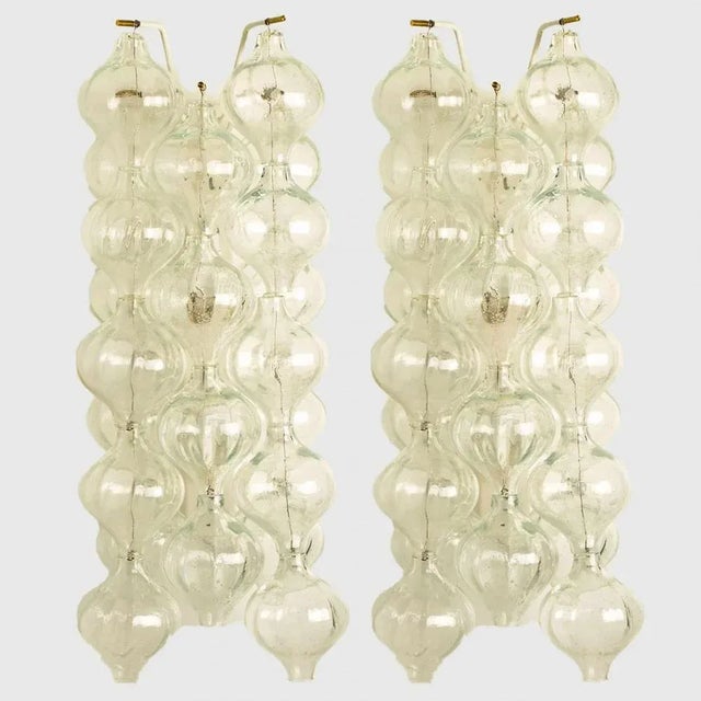 Gold Large Vintage Tulipan Wall Lamp by J.T. Kalmar, 1960 For Sale - Image 8 of 18