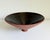 Ceramic Contemporary Footed Bowl, Red Clay & Gray Glaze For Sale - Image 7 of 9