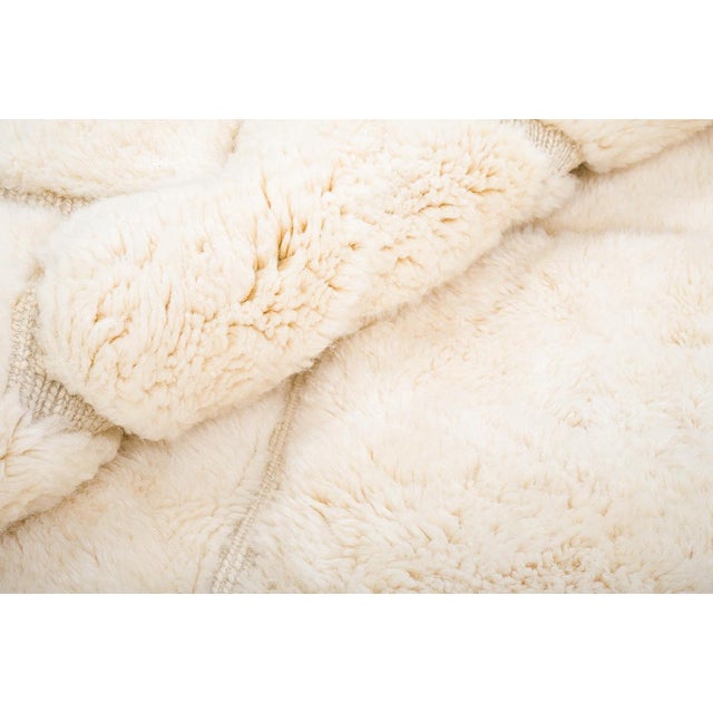 Textile Hand-Knotted Wool Rug by Azele Studio For Sale - Image 7 of 11