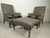 Napoleon III Duchess Brisé Armchairs , Set of 3 For Sale - Image 5 of 18