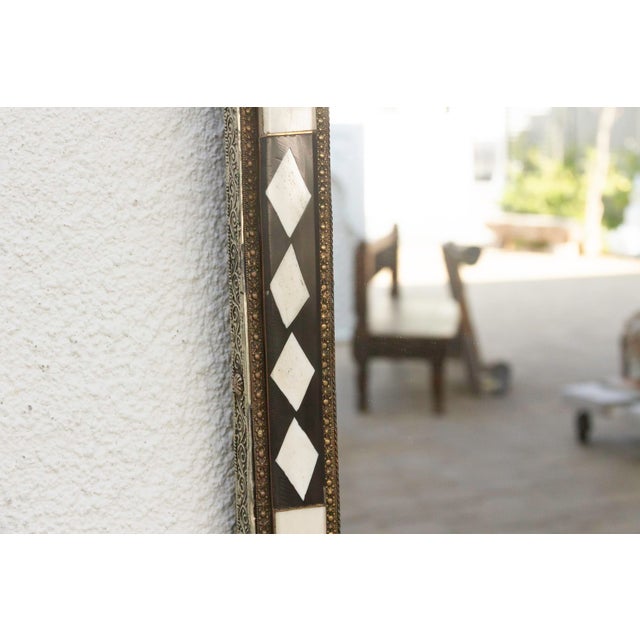 20th Century Moroccan Inlaid Mirror For Sale In Los Angeles - Image 6 of 9