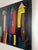 Black 2026 “Whimsical City” Original Acrylic on Canvas Painting by RacquelJ For Sale - Image 8 of 9