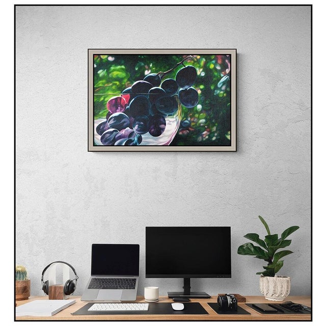 Message us to inquire about custom framing options! (Included for free with every purchase) The artwork here, "Luscious...